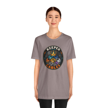 Keeper of the Cables T-Shirt – Funny Tech Dad Cable Tee