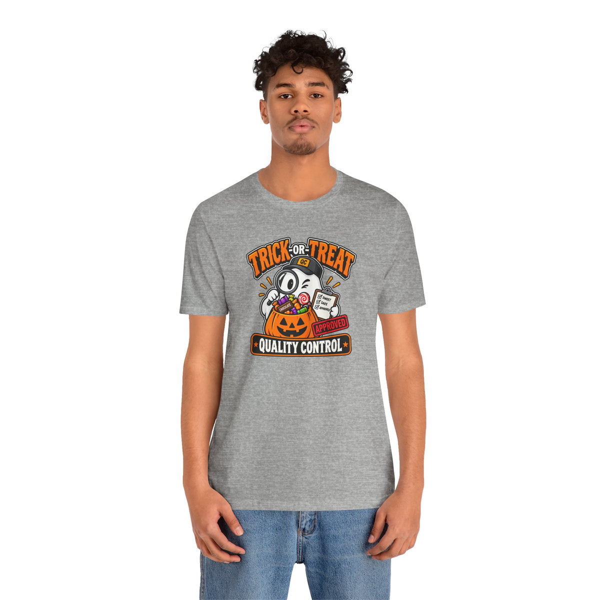 Trick-or-Treat Quality Control T-Shirt – Funny Halloween Candy Tee