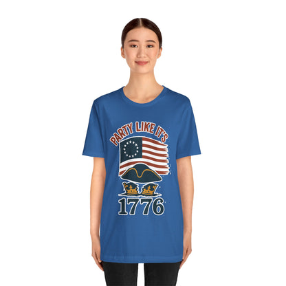 Party Like It’s 1776 T-Shirt – Revolutionary Spirit USA Tee - WhimSpin - https://whimspin.com