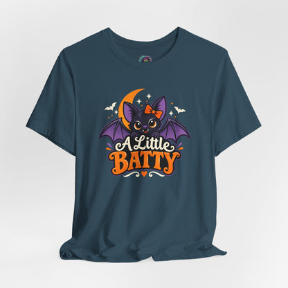 A Little Batty T-shirt - Cute Funny Halloween Bat Tee