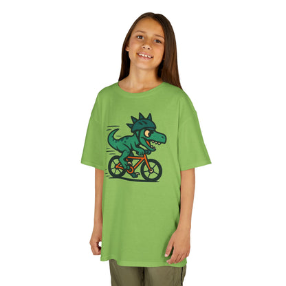 Kids Velociraptor Bike T-Shirt – Funny Dino Velo Tee