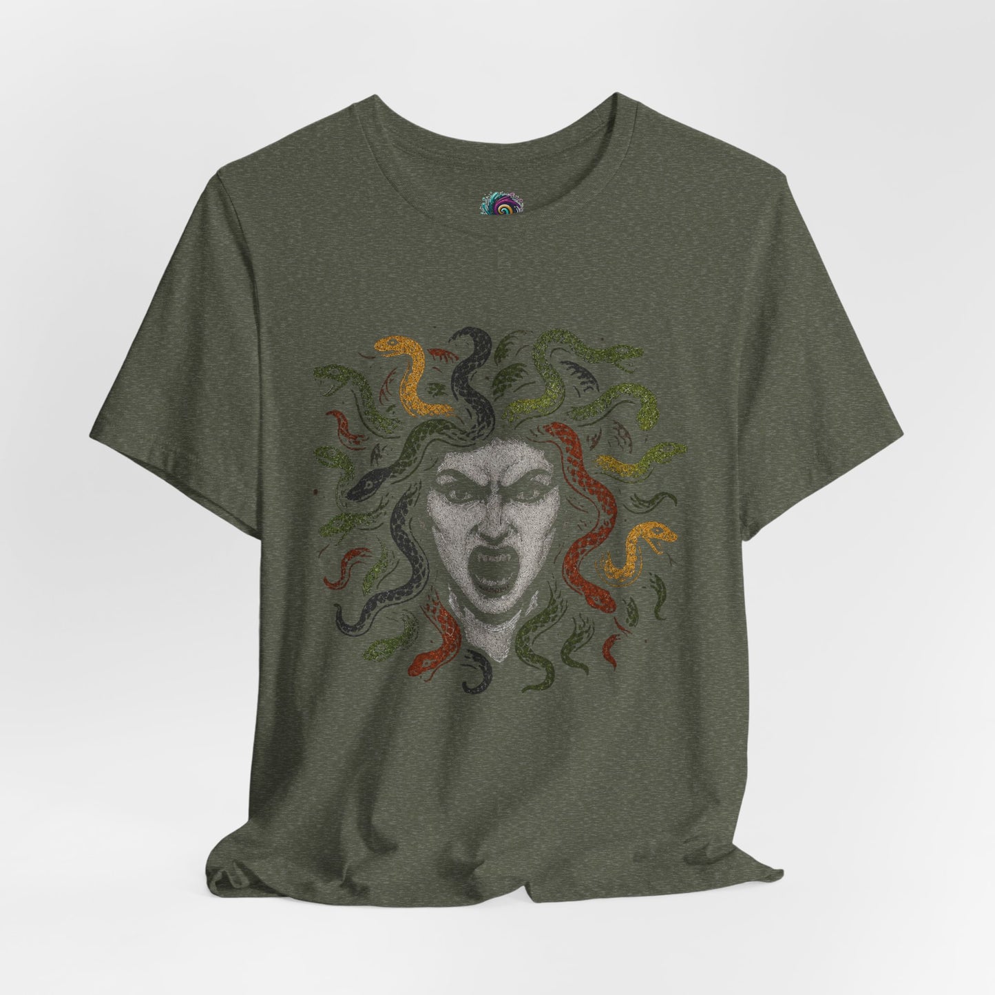 Medusa T-Shirt – Greek Mythology Gorgon Graphic Tee