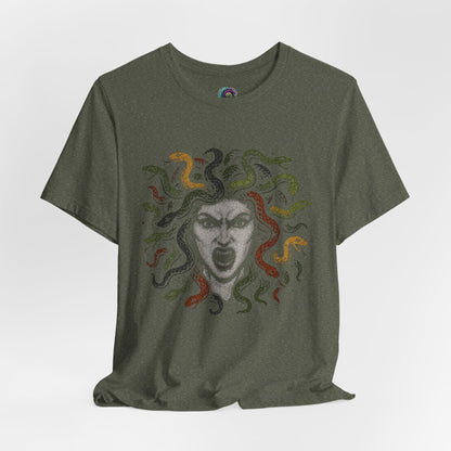 Medusa T-Shirt – Greek Mythology Gorgon Graphic Tee