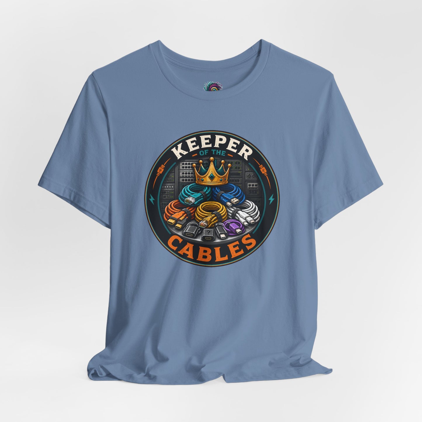 Keeper of the Cables T-Shirt – Funny Tech Dad Cable Tee