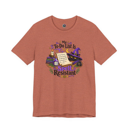 My To-Do List Is Spell Resistant T-Shirt – Funny Witchy ADHD Tee
