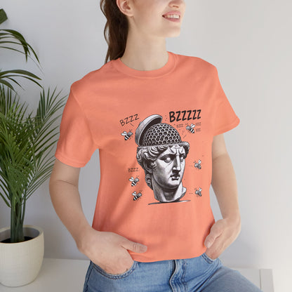Hive Mind T-Shirt – Surreal Bee Group Think Parody Tee