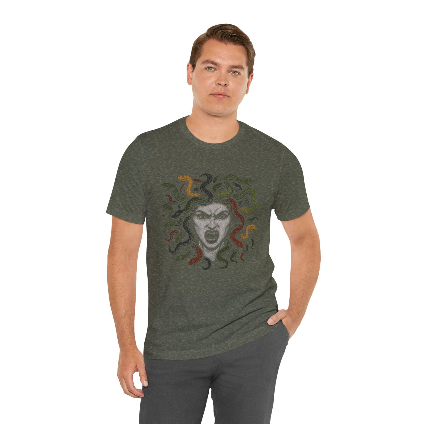 Medusa T-Shirt – Greek Mythology Gorgon Graphic Tee