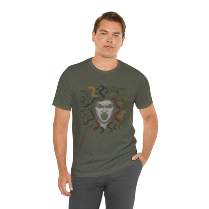 Medusa T-Shirt – Greek Mythology Gorgon Graphic Tee