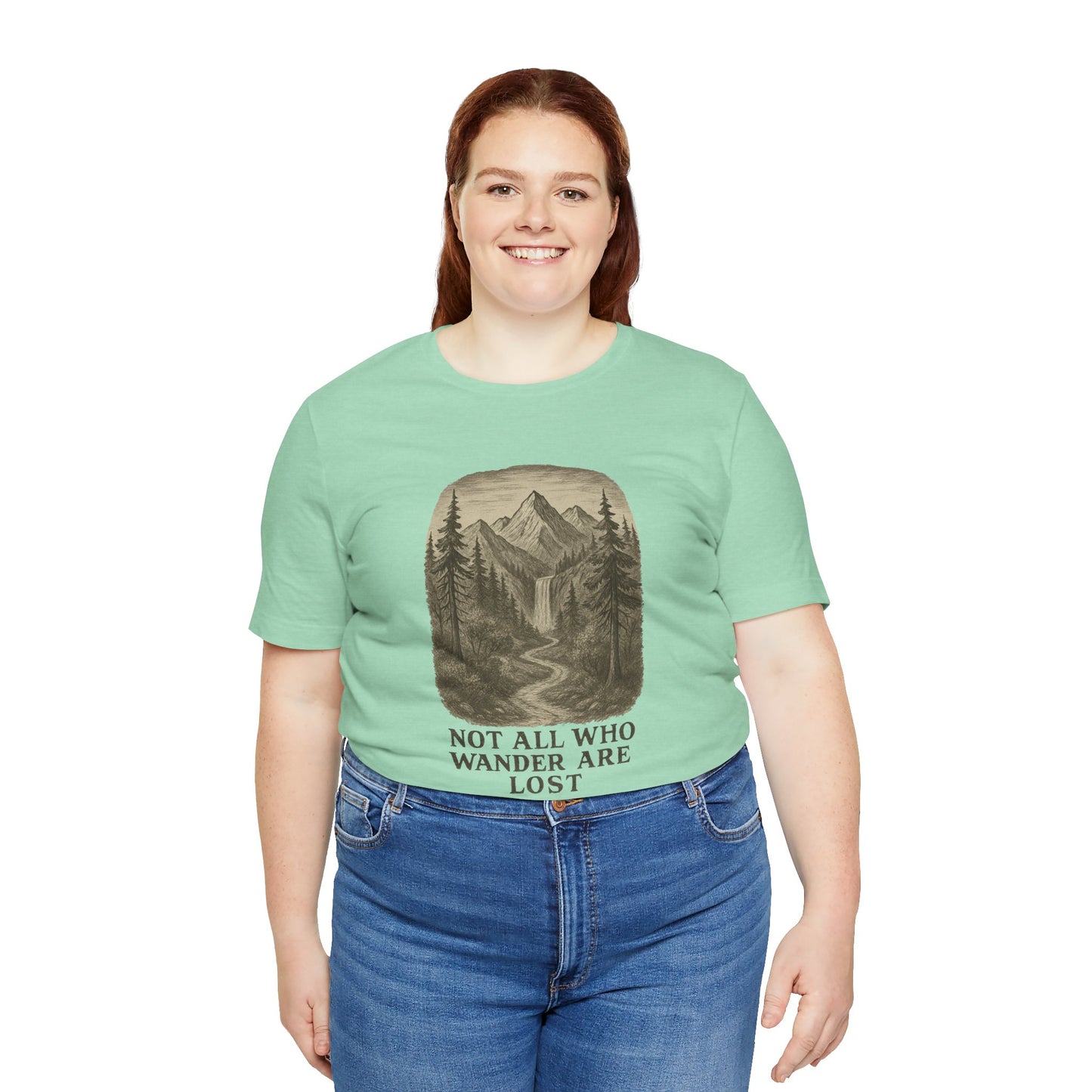 Not All Who Wander Are Lost T-Shirt – Tolkien Travel Tee for Nature Lovers