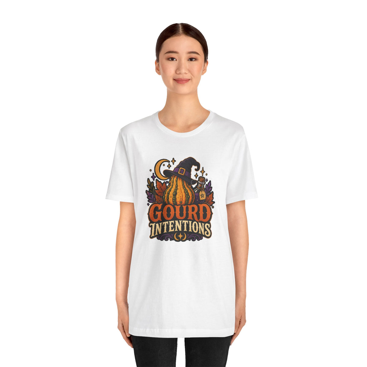 Gourd Intentions T-Shirt – Funny Witchy Fall Pumpkin Tee