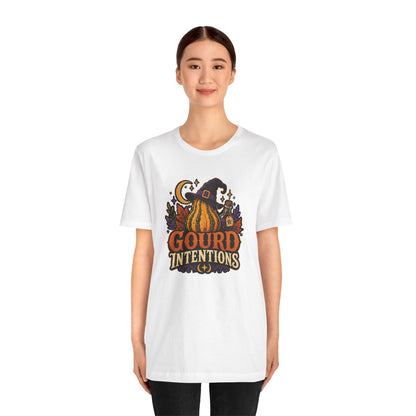 Gourd Intentions T-Shirt – Funny Witchy Fall Pumpkin Tee
