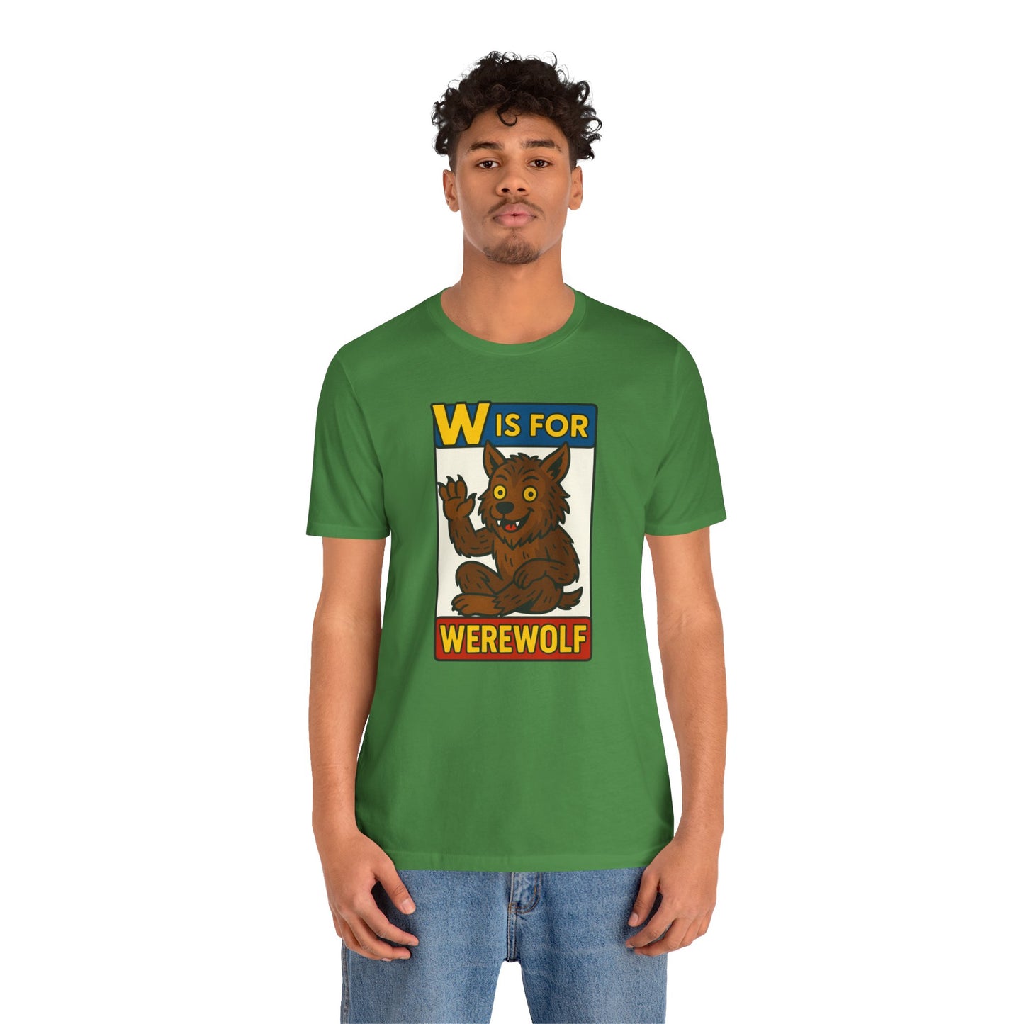 W Is for Werewolf T-Shirt – Cute Werewolf Shirt from Monster Alphabet
