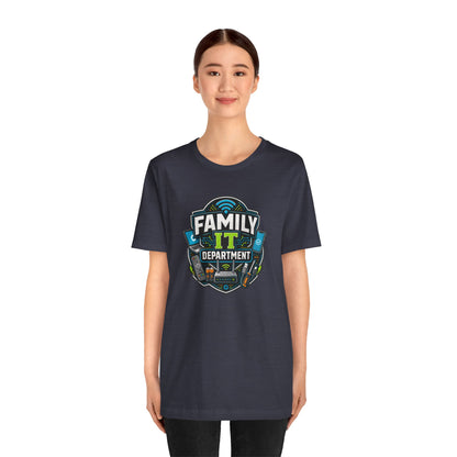 Family IT Department T-Shirt – Funny Household Tech Support Tee
