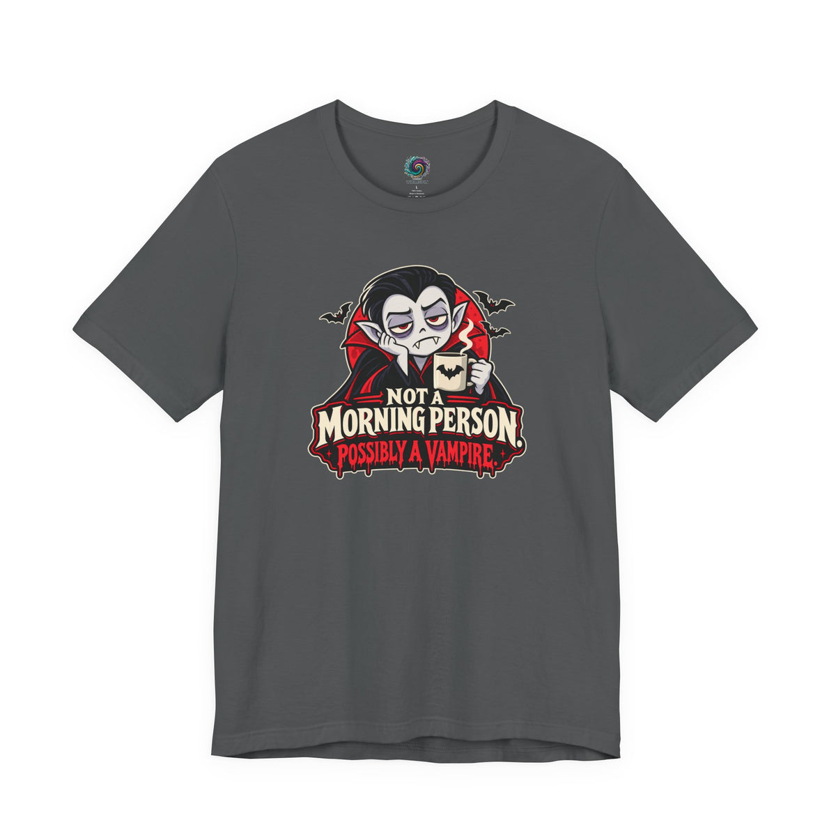 Not a Morning Person Possibly a Vampire T-Shirt – Funny Halloween Tee