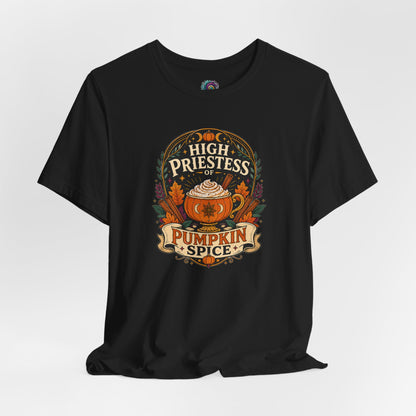High Priestess of Pumpkin Spice T-Shirt – Funny Fall Tee