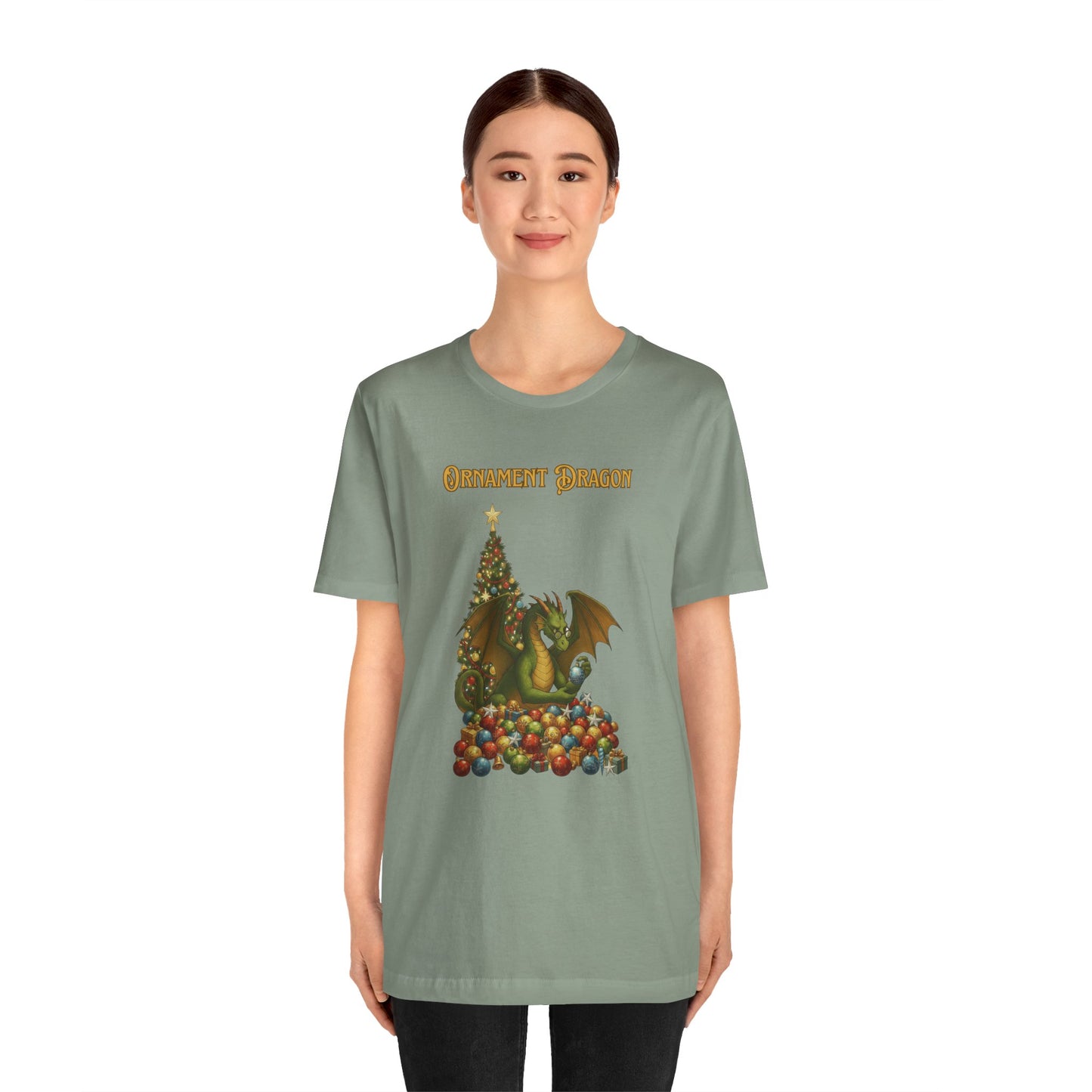 Ornament Dragon T-Shirt – Christmas Dragon Tee for Ornament Lovers
