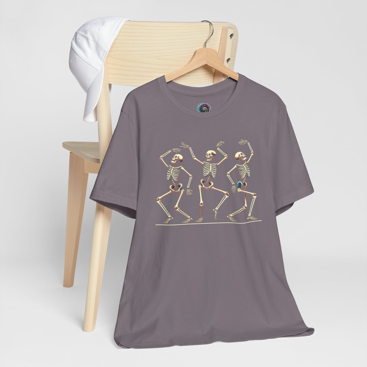 Dancing Skeleton T-Shirt – Funny Halloween Skeleton Shirt for Spooky Season