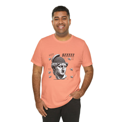 Hive Mind T-Shirt – Surreal Bee Group Think Parody Tee