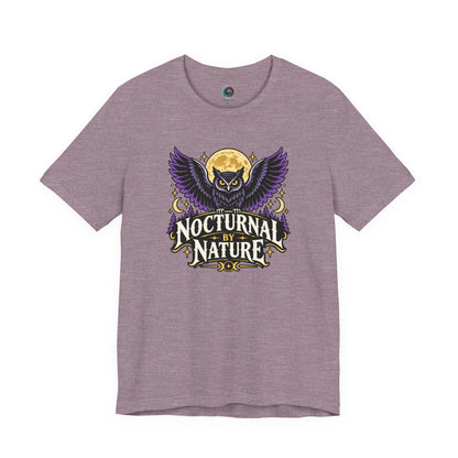 Nocturnal by Nature T-Shirt – Moonlit Owl Graphic Tee