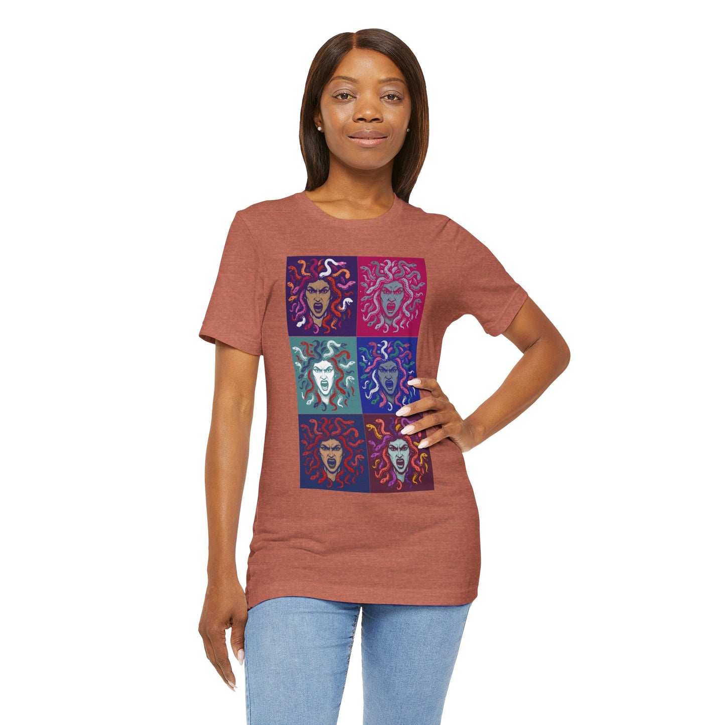 The Female Gaze Medusa T-Shirt – Feminist Pop Art Tee