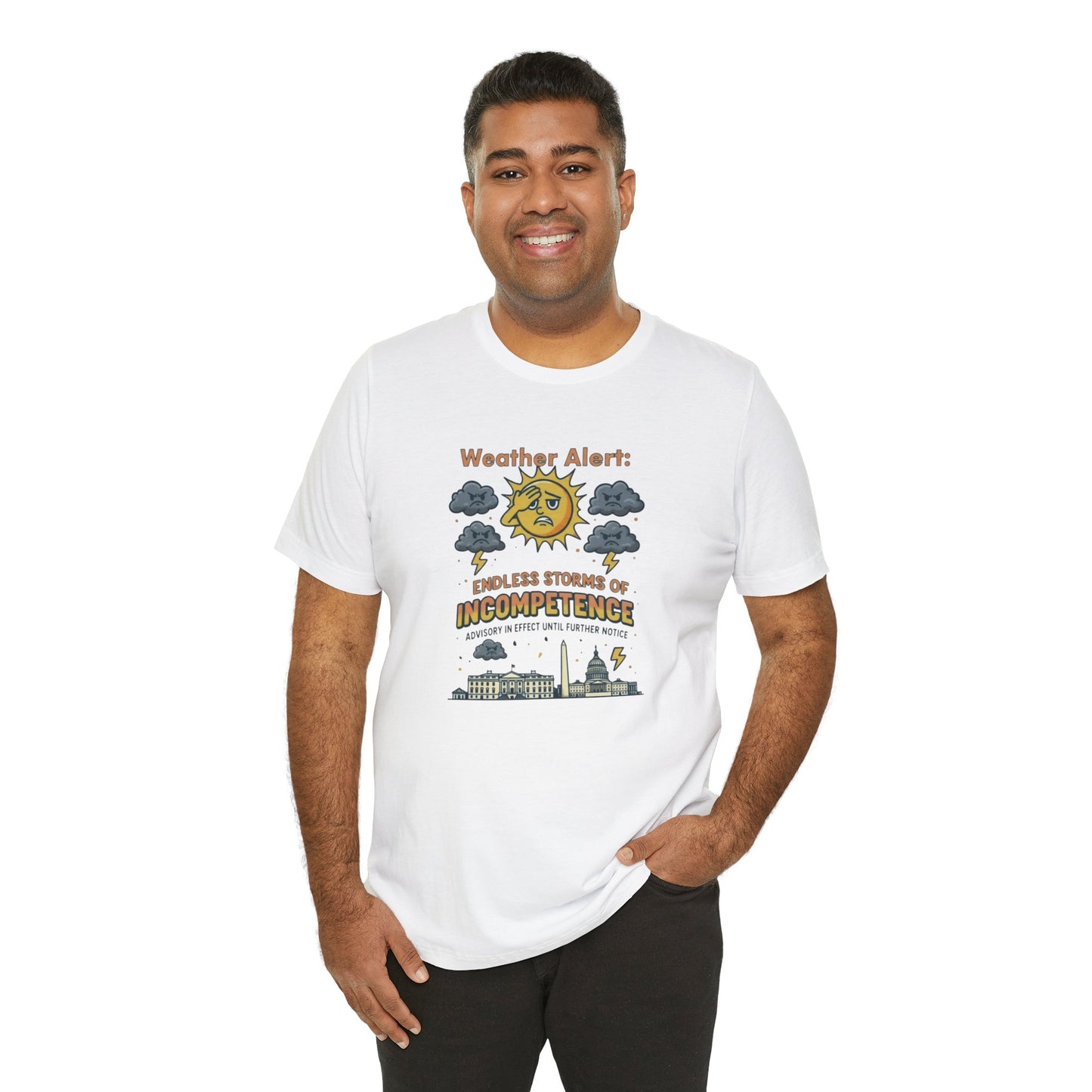 Weather Alert Political Satire T-Shirt – Funny Protest Shirt | Whimspin