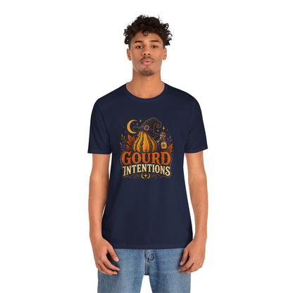 Gourd Intentions T-Shirt – Funny Witchy Fall Pumpkin Tee