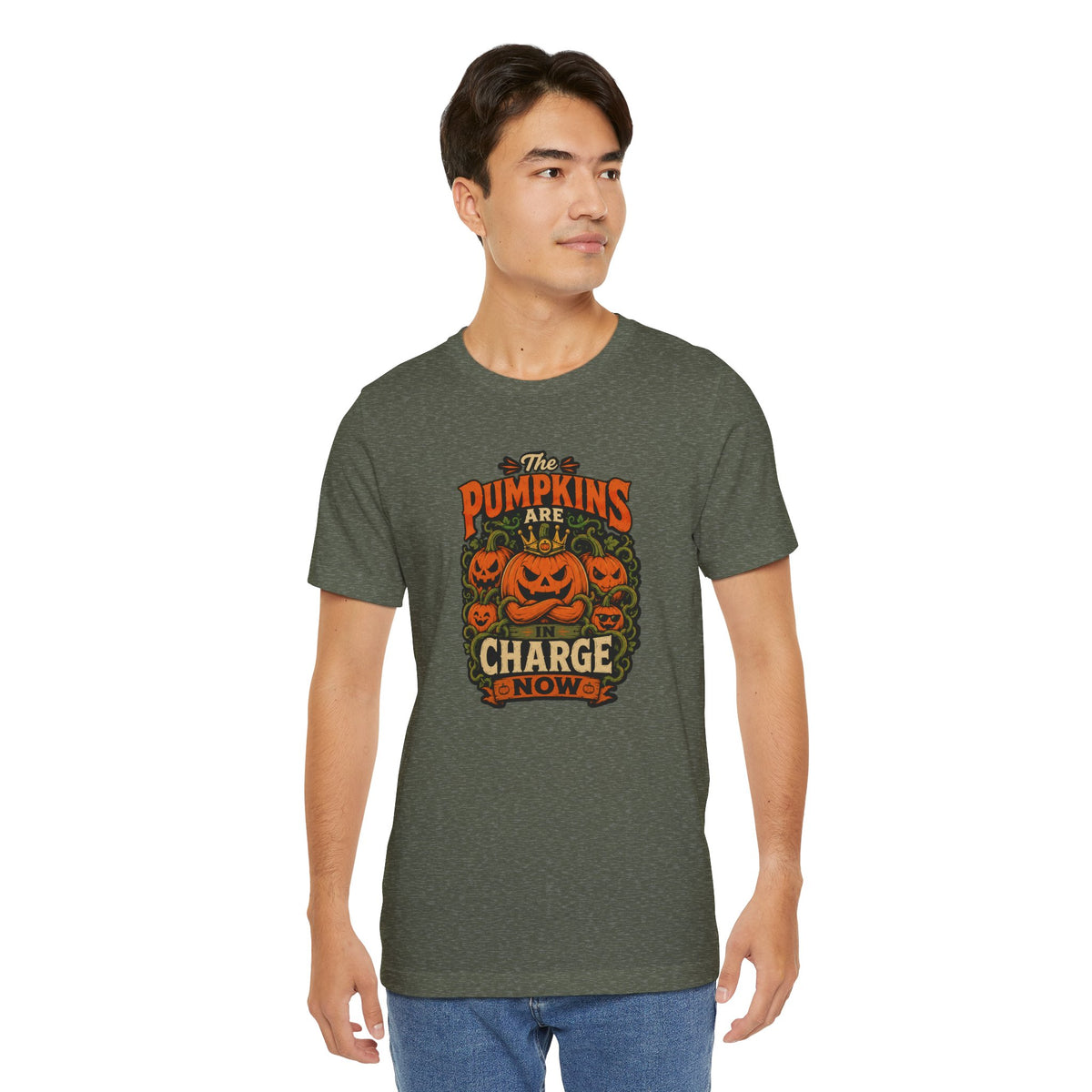 The Pumpkins Are in Charge Now T-Shirt – Funny Halloween Fall Tee