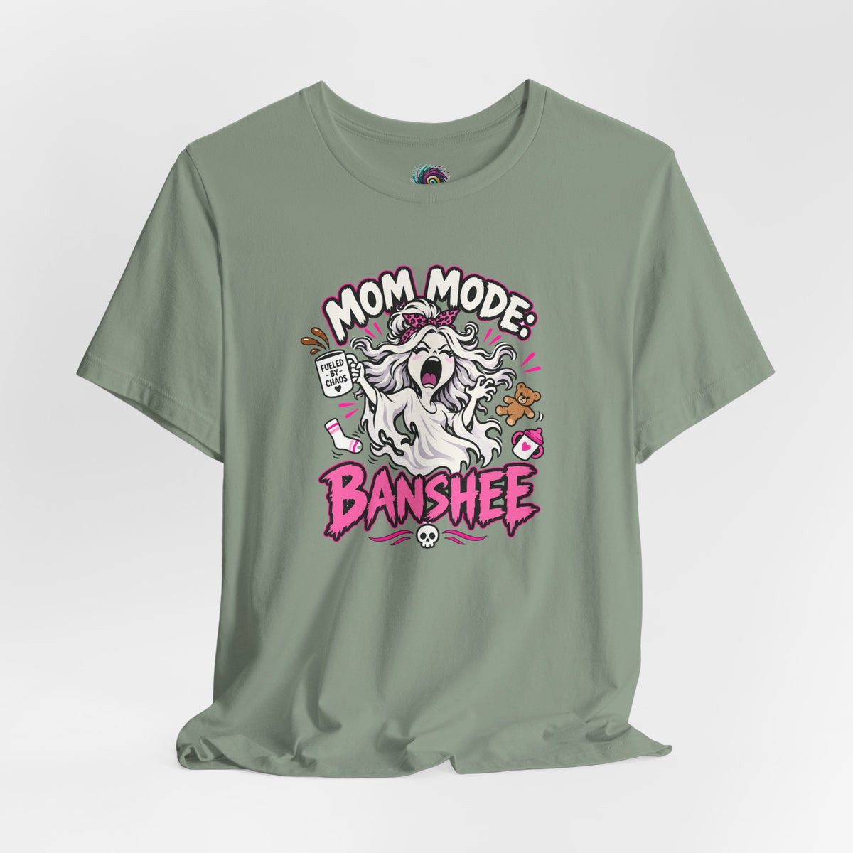 Mom Mode Banshee T-Shirt – Funny Chaotic Mom Halloween Tee