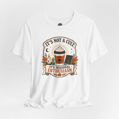 It’s Not a Cult Pumpkin Spice T-Shirt – Funny Fall Tee