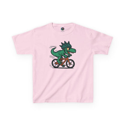 Kids Velociraptor Bike T-Shirt – Funny Dino Velo Tee