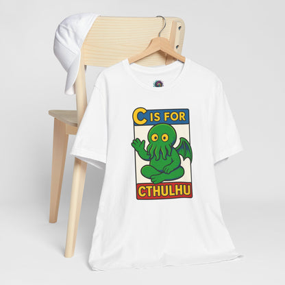 C is for Cthulhu Graphic Tee – Funny Cthulhu Shirt