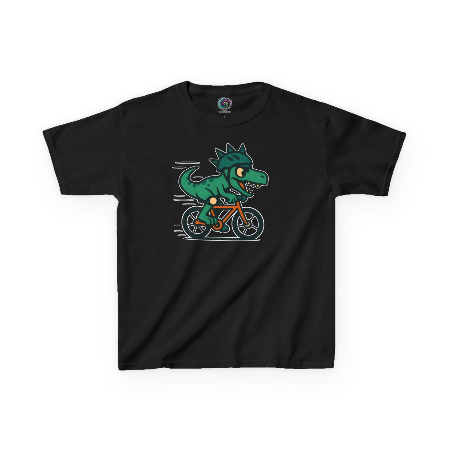 Kids Velociraptor Bike T-Shirt – Funny Dino Velo Tee