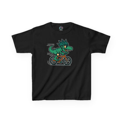 Kids Velociraptor Bike T-Shirt – Funny Dino Velo Tee