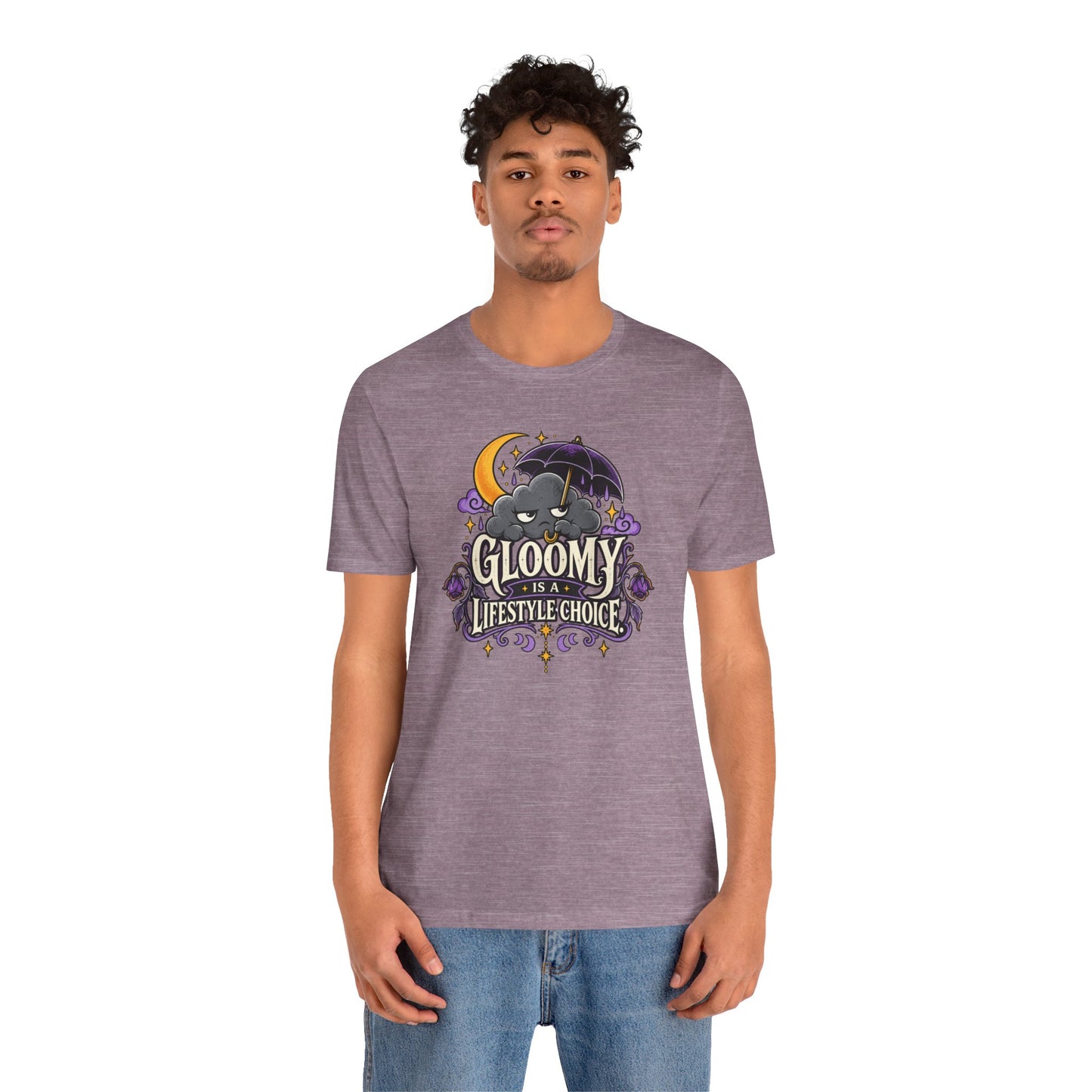 Gloomy Is a Lifestyle Choice T-Shirt – Funny Goth Halloween Tee