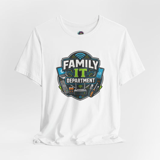 Family IT Department T-Shirt – Funny Household Tech Support Tee