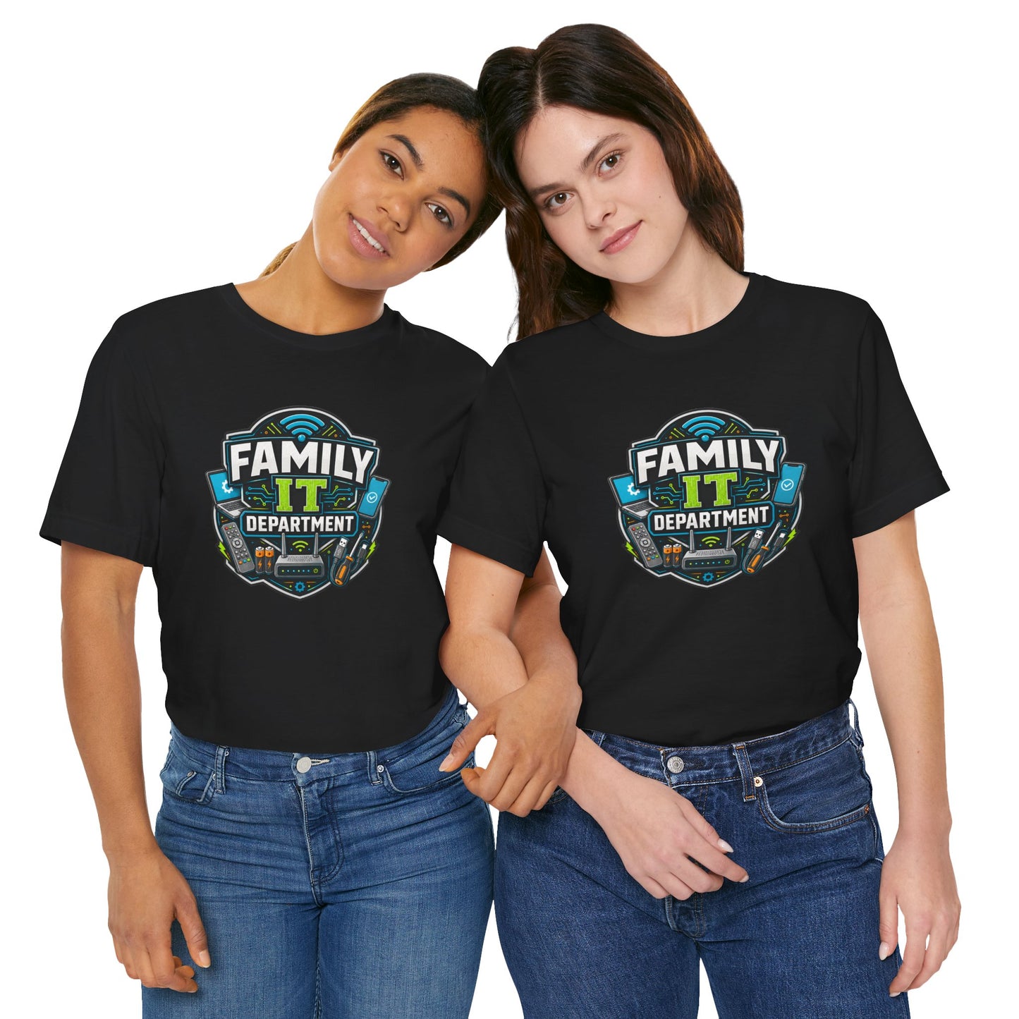Family IT Department T-Shirt – Funny Household Tech Support Tee