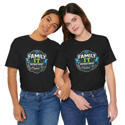 Family IT Department T-Shirt – Funny Household Tech Support Tee