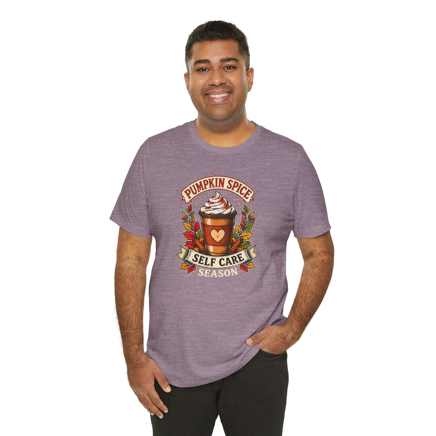 Pumpkin Spice Self Care Season T-Shirt – Funny Fall Coffee Tee