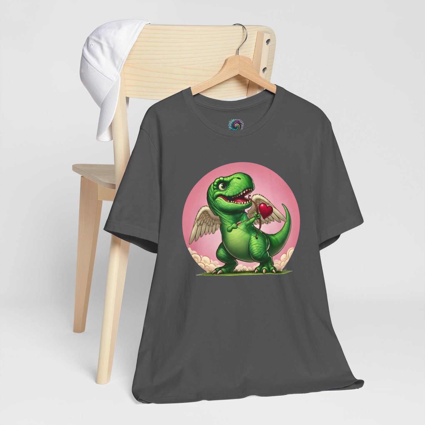 Cupidsaurus Rex T-Shirt – Funny Dinosaur Cupid Valentine’s Day Tee