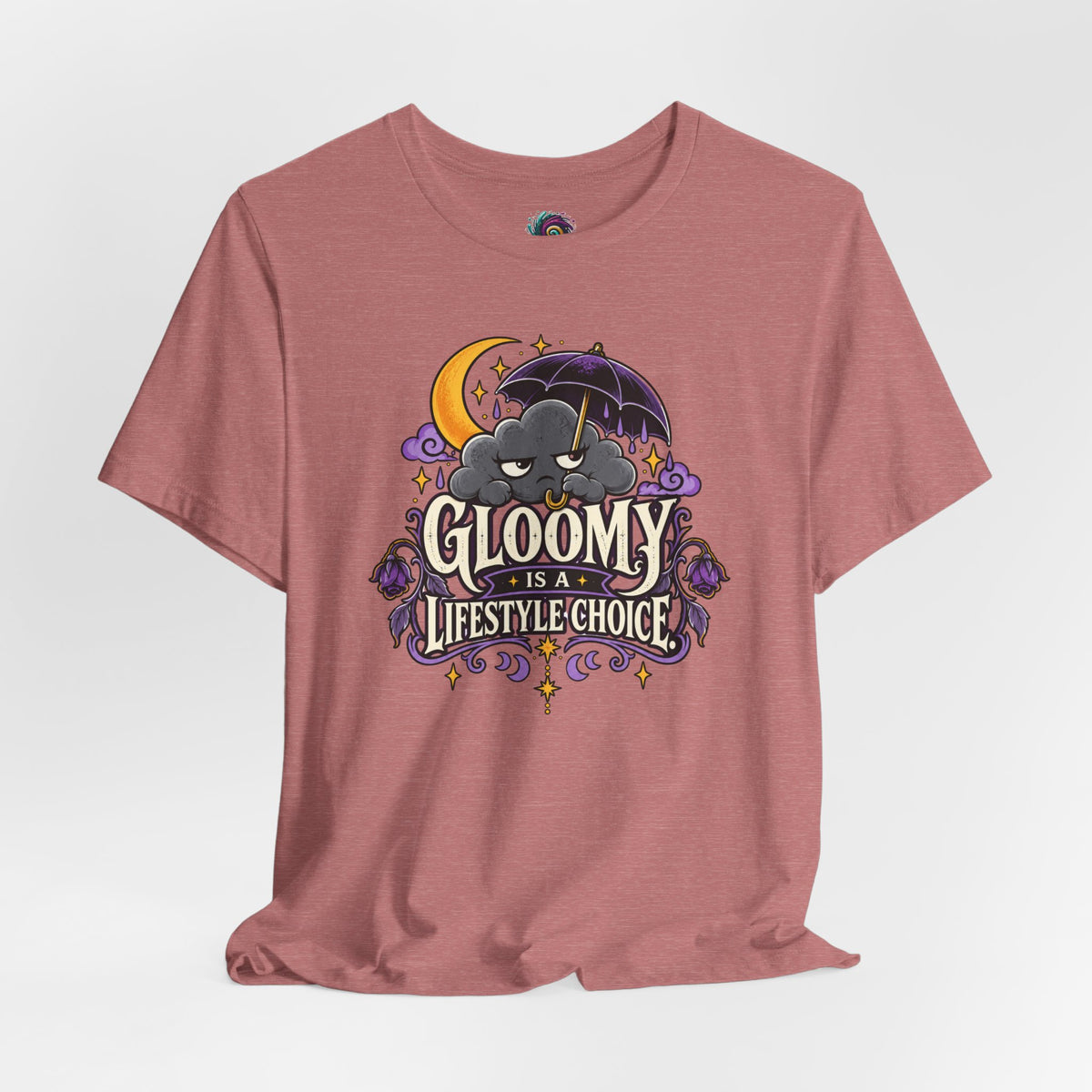 Gloomy Is a Lifestyle Choice T-Shirt – Funny Goth Halloween Tee