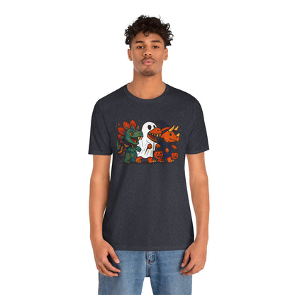 Halloween Dino Squad T-Shirt – Funny Trick-or-Treat Dinosaur Tee