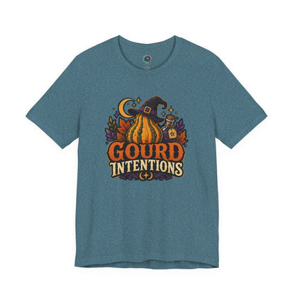 Gourd Intentions T-Shirt – Funny Witchy Fall Pumpkin Tee