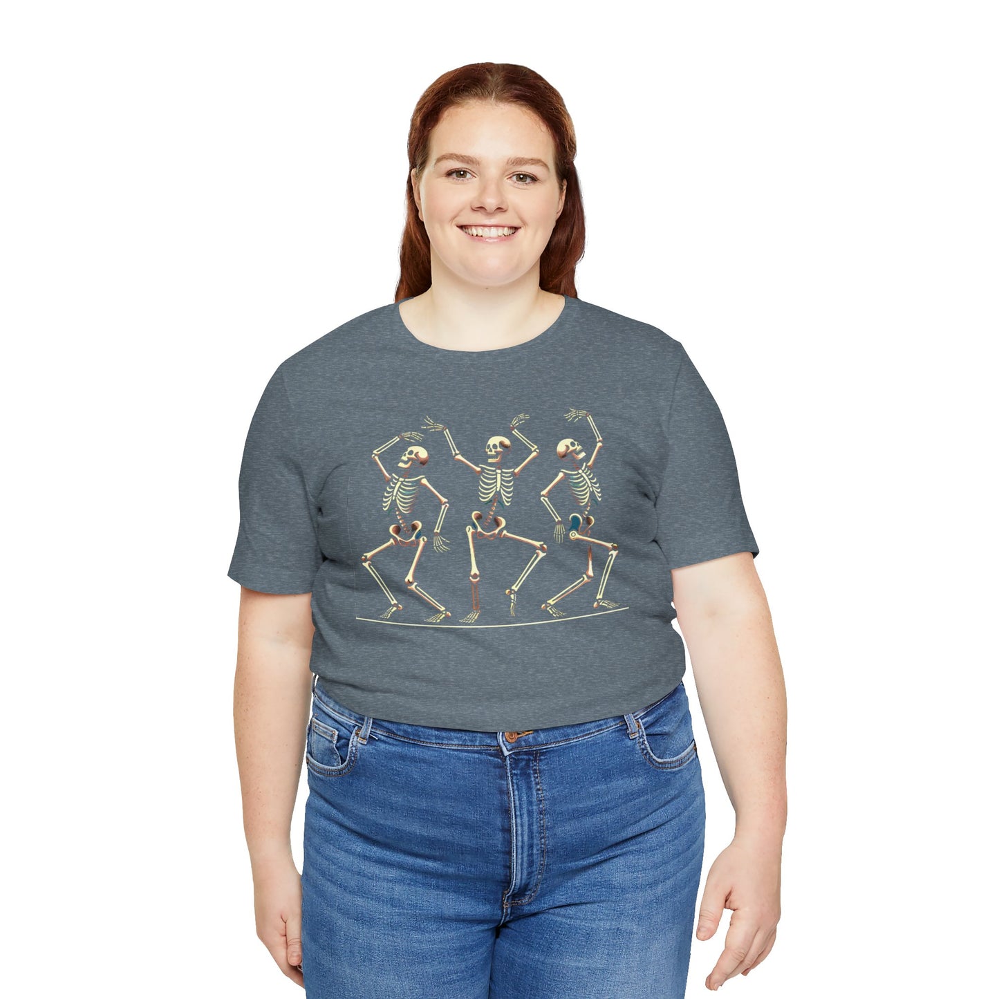 Dancing Skeleton T-Shirt – Funny Halloween Skeleton Shirt for Spooky Season