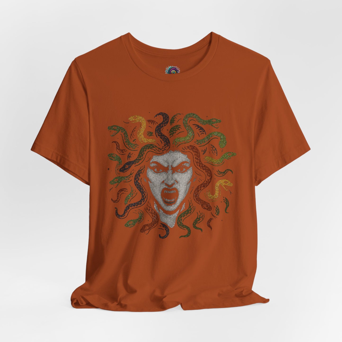 Medusa T-Shirt – Greek Mythology Gorgon Graphic Tee