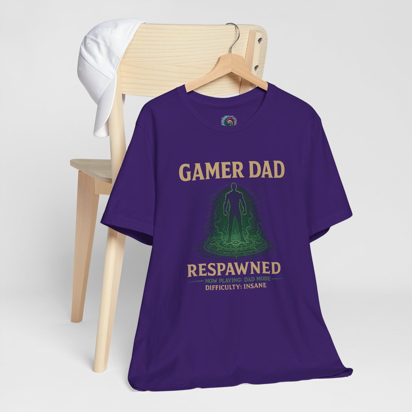 Gamer Dad Respawned T-Shirt – Funny New Fatherhood Gaming Tee