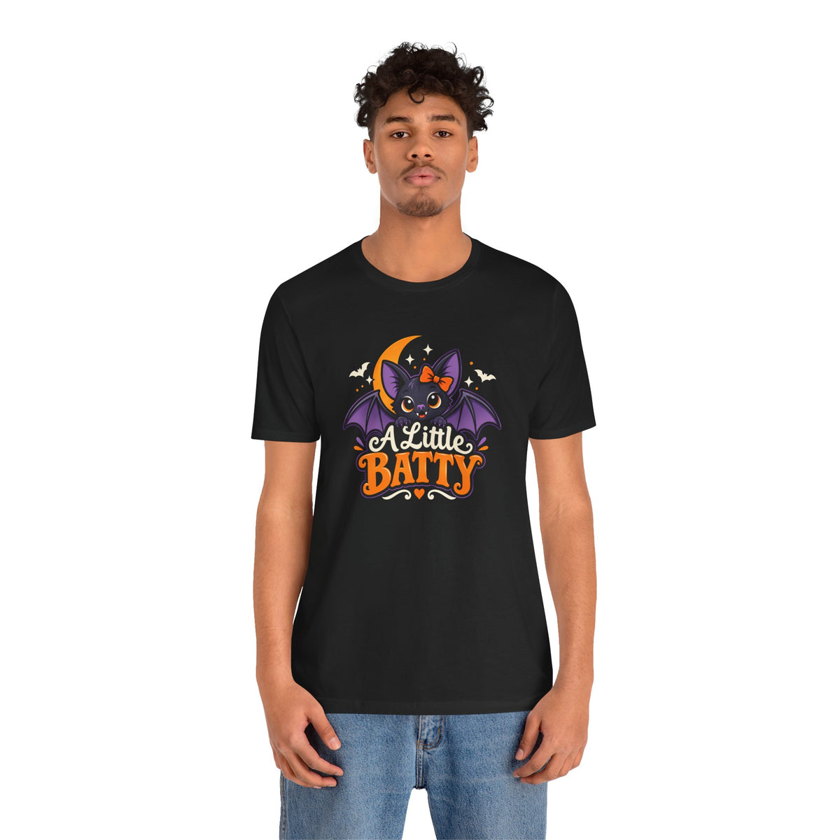A Little Batty T-shirt - Cute Funny Halloween Bat Tee