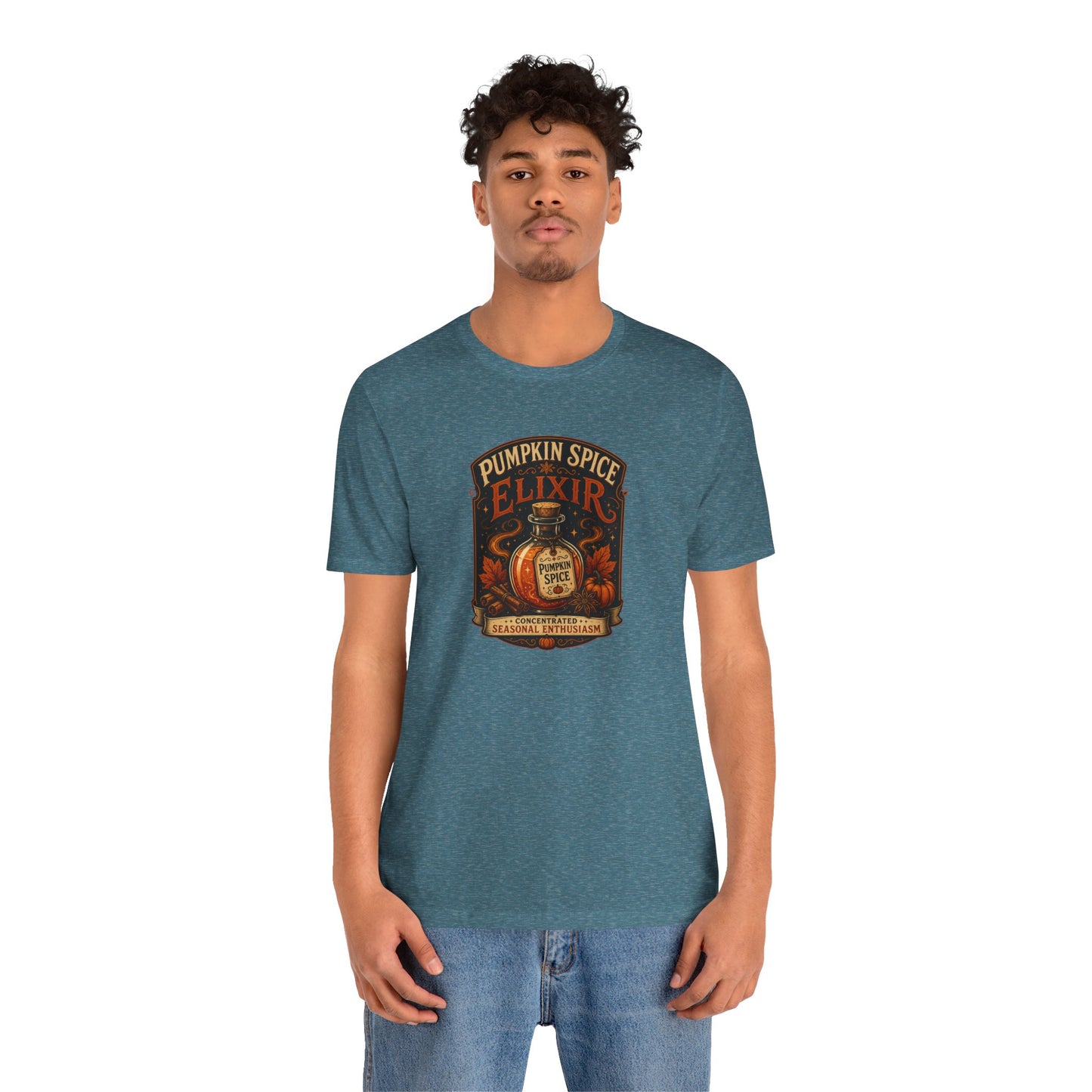 Pumpkin Spice Elixir T-Shirt – Funny Witchy Fall Coffee Tee
