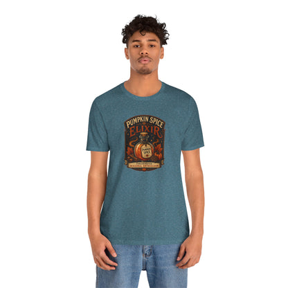 Pumpkin Spice Elixir T-Shirt – Funny Witchy Fall Coffee Tee