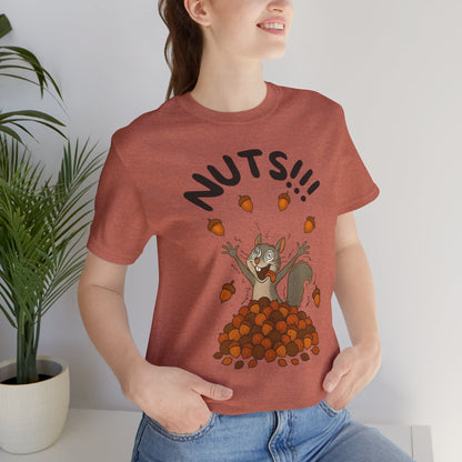 Crazy Squirrel Shirt – Funny Squirrel Nuts T-Shirt for Quirky Style