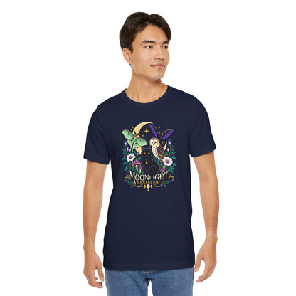Moonlight Menagerie T-Shirt – Witchy Nocturnal Animals Tee